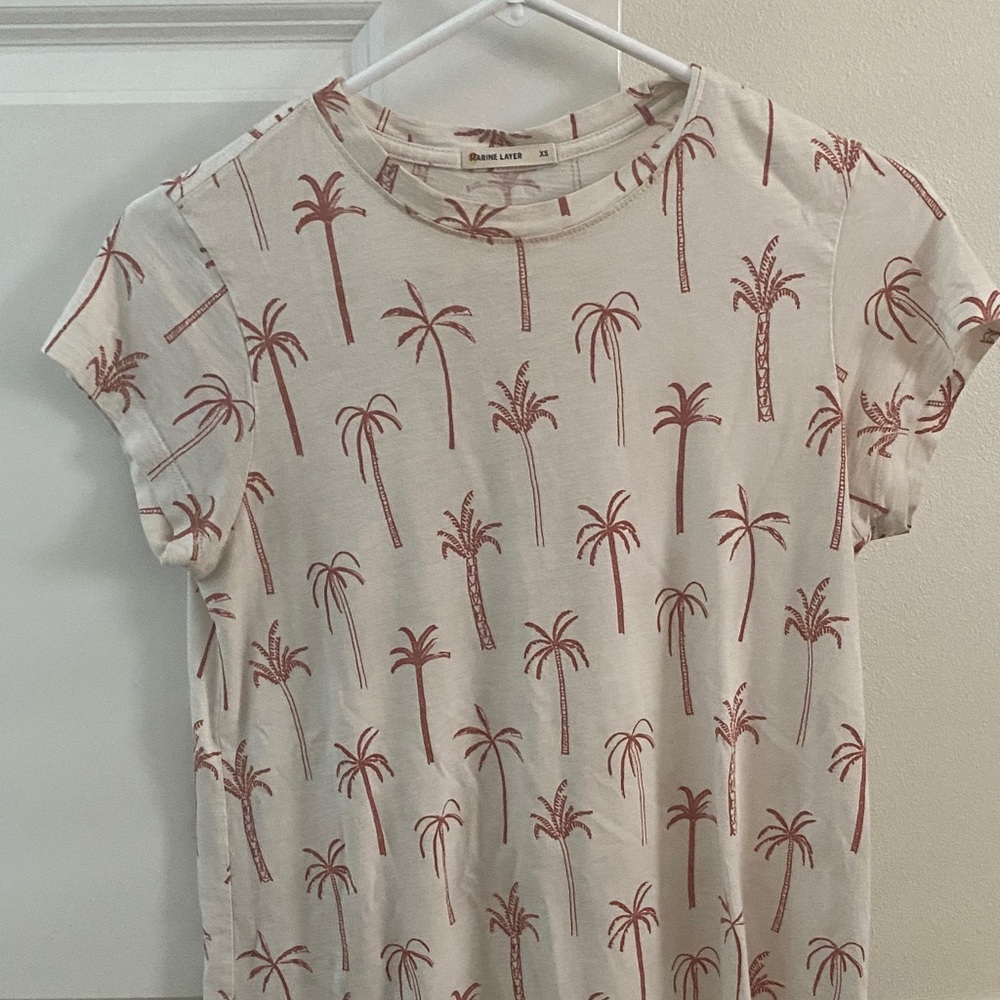 Marine Layer Palm Tree Print T-Shirt